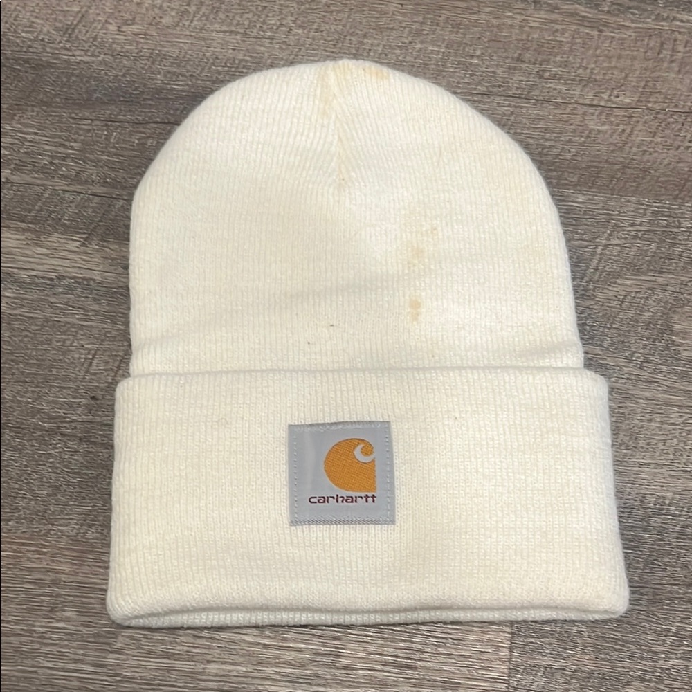 Carhartt White Beanie